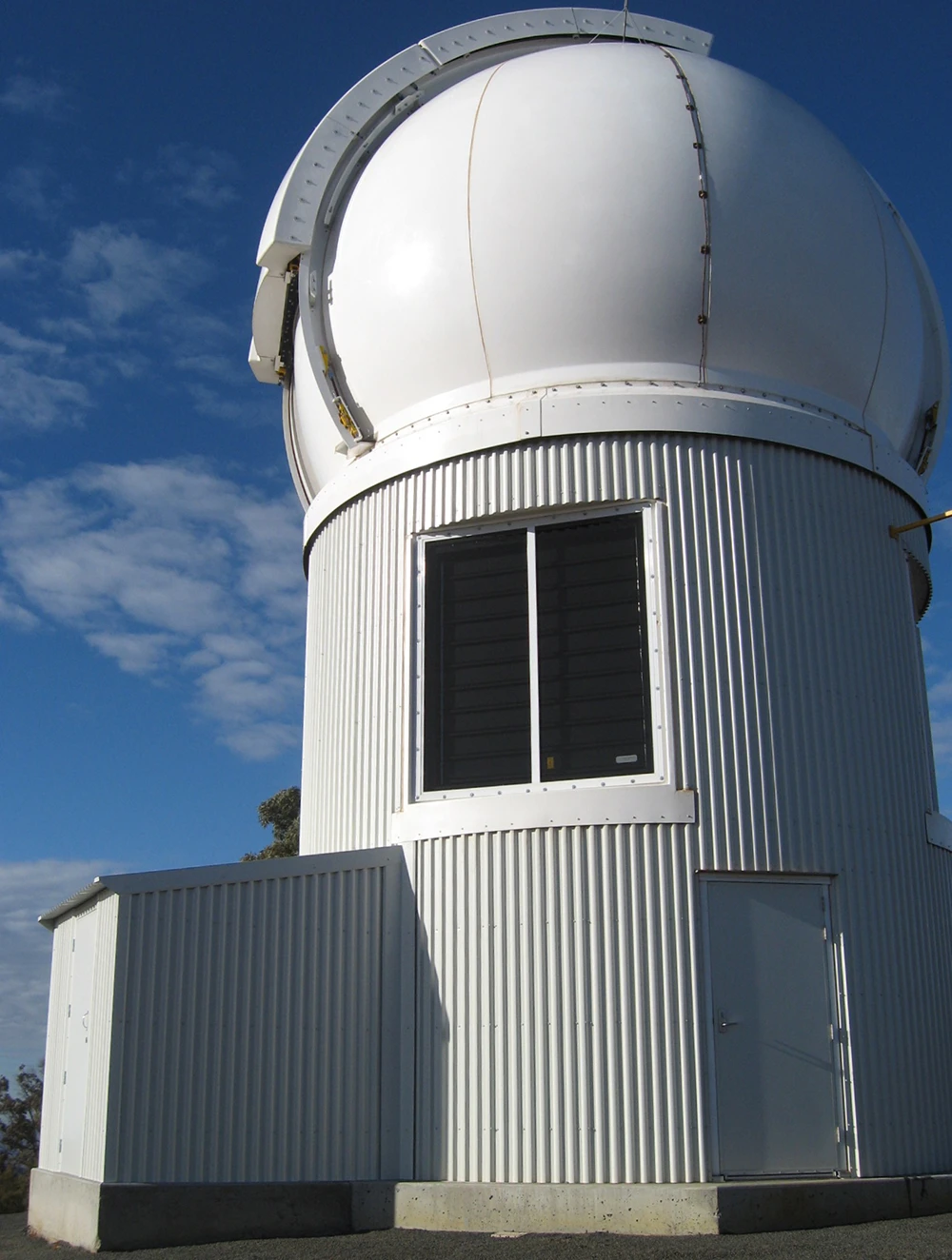 Typhoon observatory on a building