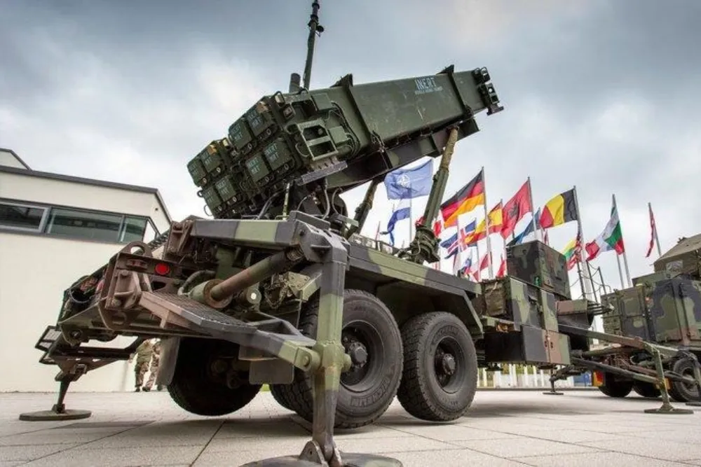 Patriot interceptor missile launcher