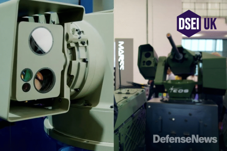 EOS showcases high energy lasers and counter-drone systems at DSEI UK